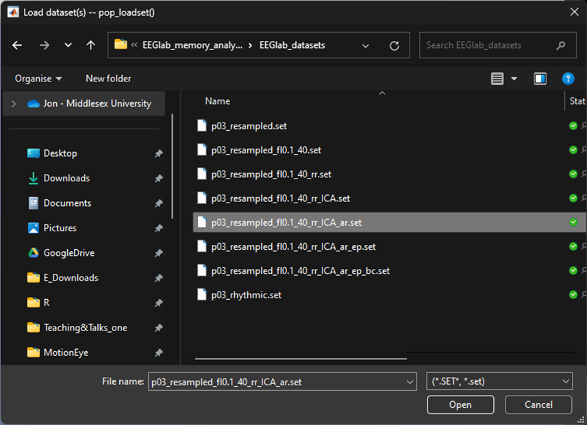 EEG Analysis - Segmentation
